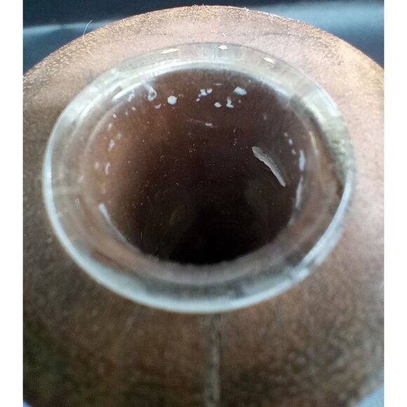 Bud Vase Wooden Vintage 1970s Yellow Felt Bottom 6 Inch Midcentury Flower Decor - Picture 5 of 14